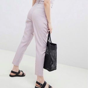 ASOS Casual Linen Pants Lilac